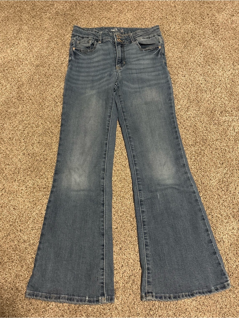 Jordache Girls Blue Flared Jeans
